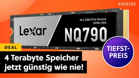 Extrem schnell und jetzt unglaublich günstig: 4 TB SSD zum absoluten Bestpreis bei Mindfactory - SO muss Preis-Leistung aussehen!