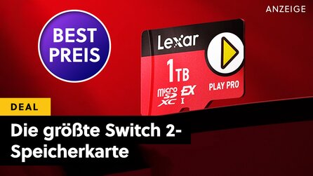 Darauf werden eure Ur-Enkel noch ihre Spielstände in Mario Kart, Donkey Kong + Co. speichern! Die größte MicroSD Express-Karte für die neue Nintendo-Konsole