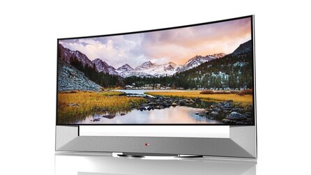 CES 2015 - 8K-Fernseher von LG und Sony auf der Messe
