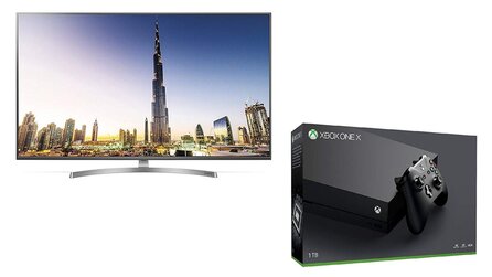 Die besten Fernseher am Amazon Prime Day - LG 55 Zoll UHD-TV + XBox One X, 55 Zoll UHD-TV ab 379,99€