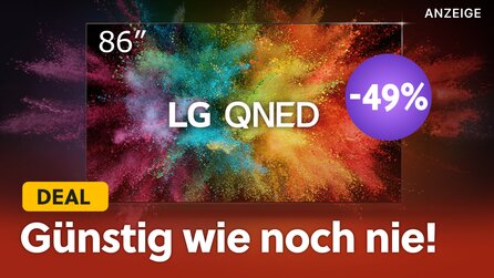 Preis halbiert: Gigantischer 86 Zoll LG QNED Smart TV mit 120Hz plötzlich so günstig wie nie bei Amazon!