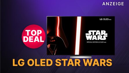 LG OLED 4K TV Star Wars Edition: Besonderer Fernseher jetzt günstiger als der normale