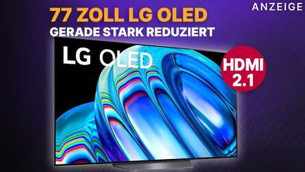 77 Zoll LG OLED 4K Smart TV mit 120 Hz und HDMI 2.1 im Amazon Angebot günstig: SO hast du noch nie PS5 gezockt