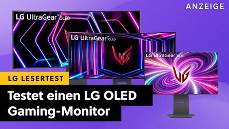 Testen und Behalten: Wir suchen Produkttester für LG OLED-Gaming-Monitore
