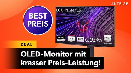Wunderschöner WQHD OLED-Monitor zum sagenhaften Preis: Dieser LG ist gerade ein echter Traum!