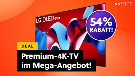 Amazon verschleudert einen bockstarken LG OLED-TV zum halben Preis: 4K-Smart-TV mit 144Hz und HDR unvorstellbar günstig