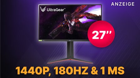 Mehr als 144Hz, 1440p + 27 Zoll: LG Gaming Monitor jetzt günstig im Amazon Angebot kaufen