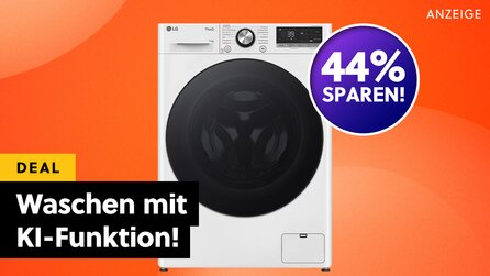 Saubere Wäsche mit KI? Mit dieser stark reduzierten Waschmaschine von LG holt ihr euch eine technische Revolution nach Hause!