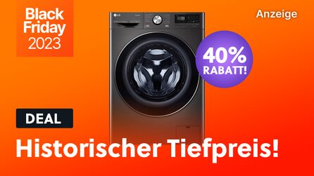 Flüsterleise Waschmaschine von LG kann mehr als nur Wäsche waschen und ist gerade zum historischen Tiefpreis zu holen!