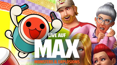 Heute bei MAX - Ab 16 Uhr auf Twitch: Schurkische Sims und ein GamePro-Trommelkreis