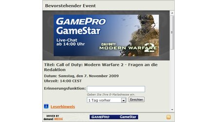 Call of Duty: Modern Warfare 2 - Liveblog: Fragen an die Redaktion