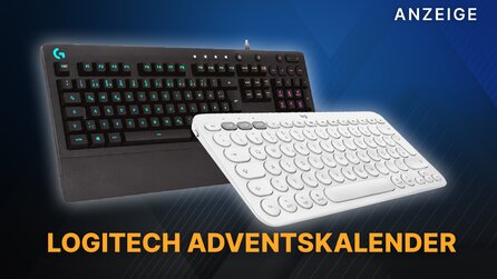 Spart bei diesen Tastaturen im Logitech Adventskalender bei MediaMarkt