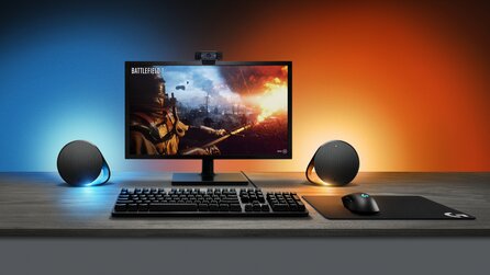 Logitech - Lautsprecher mit RGB-Beleuchtung, neue Romer-G-Schalter