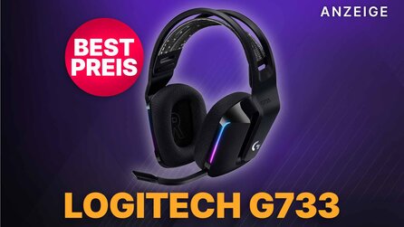 Logitech G733 Wireless Gaming Headset um 43% reduziert: Jetzt so günstig wie nie bei MediaMarkt