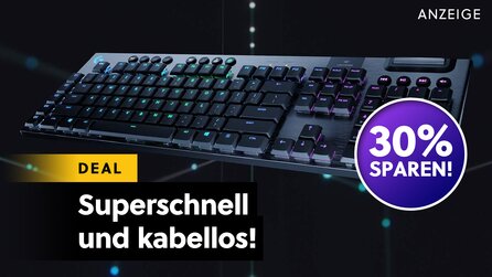 Zocken mit LIGHTSPEED: Eine der besten und schnellsten Tastaturen von Logitech ist gerade unverhofft günstig bei Amazon!