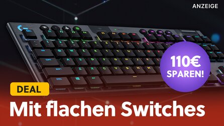 Kabellos + 1ms Reaktionszeit: Extrem schnelle Logitech-Tastatur mit mechanischen Switches so günstig wie noch nie!