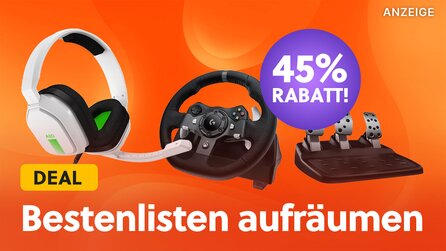 45% Rabatt + gratis Headset: Holt euch jetzt ein Logitech Lenkrad mit Pedalen zum Bestpreis