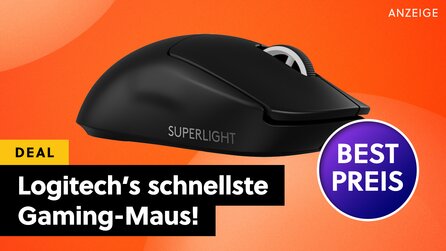 Logitech G PRO X Superlight 2: Eine der besten kabellosen Gaming Mäuse überhaupt ist aktuell richtig günstig im Angebot!