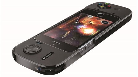 Logitech Powershell - Spiele-Controller mit Zusatz-Akku für iPhone + iPod Touch