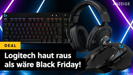 Gaming-Mäuse, Tastaturen und Headsets von Logitech gibt es bei Amazon immer noch so günstig, als hätte Black Friday nie aufgehört