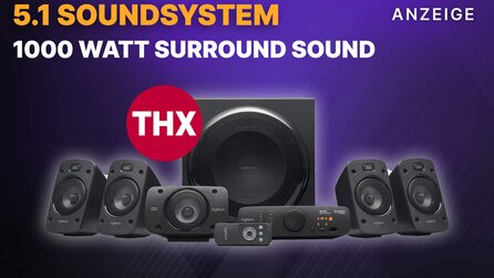 5.1 Soundsystem: Surround Lautpsrecher mit bis zu 1000 Watt fürs Heimkino im Amazon Angebot