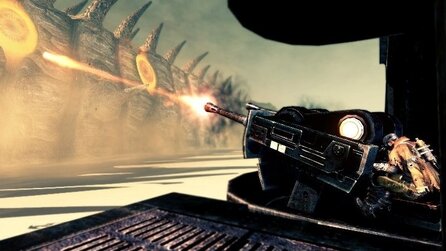 Lost Planet 2 - Screenshots: Kampf gegen Sandwürmer