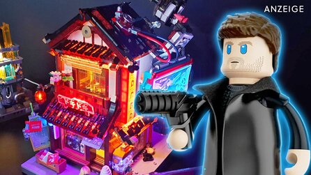 Cyberpunk auf der Gamescom 2026: LEGO-Konkurrent Lumibricks zeigt neue Sets zur ersten Lizenz