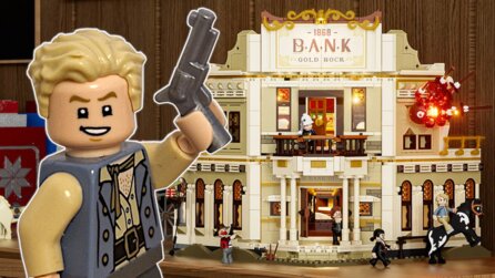 Klemmbaustein-Test: Beim Western Bank Heist von Lumibricks ist jeder Raum ein Highlight, doch bei den Steinen gibt es Ärger