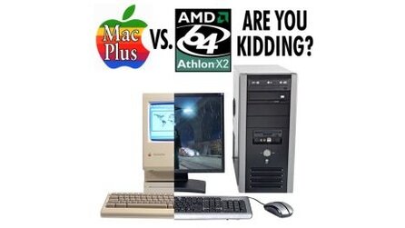Kurioses - 1986er Mac vs. 2007 AMD Dualcore-PC