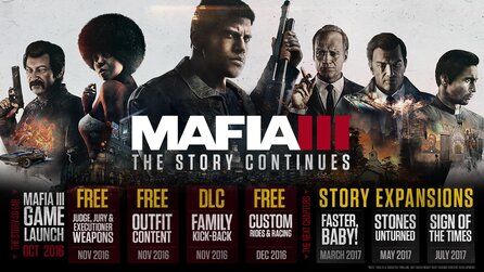 Mafia 3 - Neue Details zu den drei DLC-Erweiterungen, inklusive Release-Termin