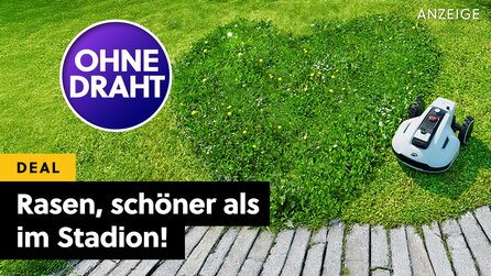 Ein neuer Mähroboter mäht Muster in euren Garten - und er spart euch auch woanders eine Menge Arbeit!