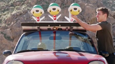 Mario Kart in echt: Bastler kann aus seinem Auto Schildkrötenpanzer mit Raketenantrieb abfeuern