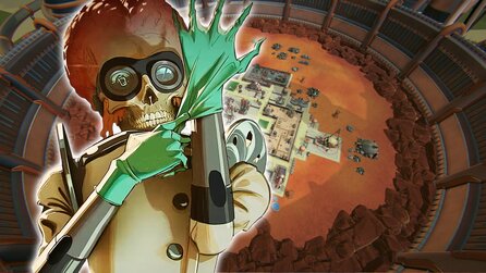 Mars Attacks: Tim Burtons Kultfilm bekommt ein Aufbauspiel, in dem ihr Cowboys und Römer entführt