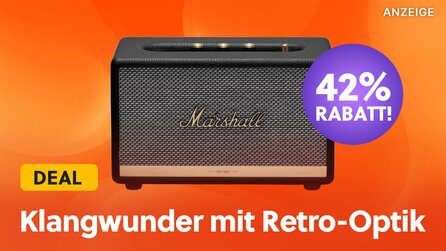 Fesselnder Klang und ein echter Hingucker: Bluetooth-Lautsprecher von Marshall jetzt fast zum halben Preis!