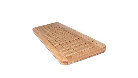 Eingabegeräte - Günstige Maus und Tastatur aus Holz