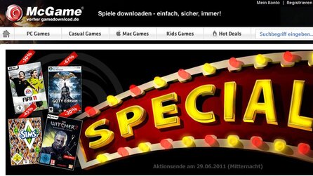 gamedownload.de - Wird jetzt McGame.com und bietet Sonderpreise