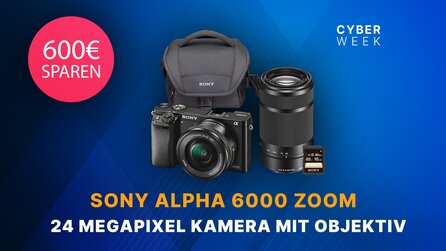 Black Friday bei Media Markt: SONY Alpha 6000 Zoom+Telezoom Kit [Anzeige]