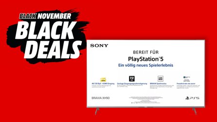 Black November bei Mediamarkt mit dem PS5-TV Bravia XH90 [Anzeige]