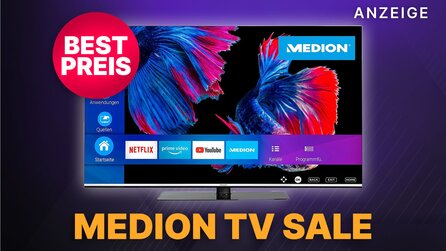 65 Zoll OLED mit HDMI 2.1 und 120 Hz sowie weitere 4K TVs im Medion Sale