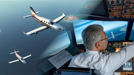 Im Microsoft Flight Simulator werden NPC-Flieger von echten Piloten gesteuert