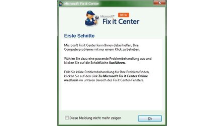 Microsoft Fix It Center Online - Probleme per Mausklick beheben