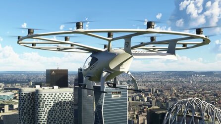Im Flight Simulator könnt ihr schon bald das reale Flugtaxi von morgen fliegen