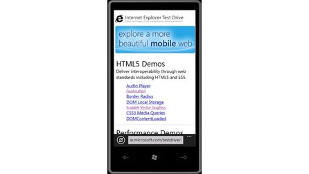 Microsoft Windows Phone 7.5 »Mango« - Screenshots