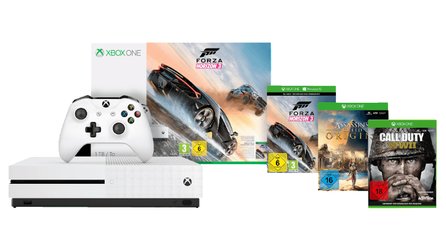 Nur 277€: Xbox One S 1 TB + CoD: WWII + AC: Origins + Forza Horizon 3 - Angebote im MediaMarkt Singles Day