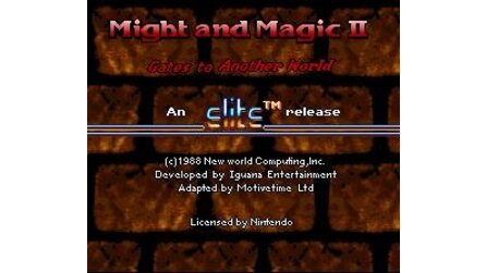 Might and Magic II: Gates to Another World SNES