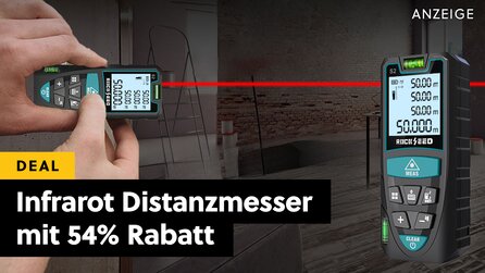 Werkzeuglaser mit zwei eingebauten Wasserwaagen, LCD-Bildschirm und 100 Meter Maximaldistanz kostet bei Amazon fast die Hälfte