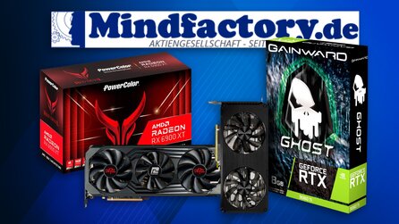 Grafikkarten wie die RTX 3060 Ti und RX 6900XT im Mindfactory Mindstar [Anzeige]