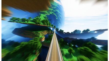 Minecraft - 250 Stunden Arbeit enden in psychedelischer Zugfahrt