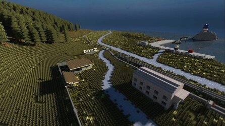 Minecraft - DayZ-Karte Chernarus 1:1 in Minecraft nachgebaut