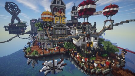 Minecraft - BioShock-Fans bauten Wolkenstadt Columbia nach